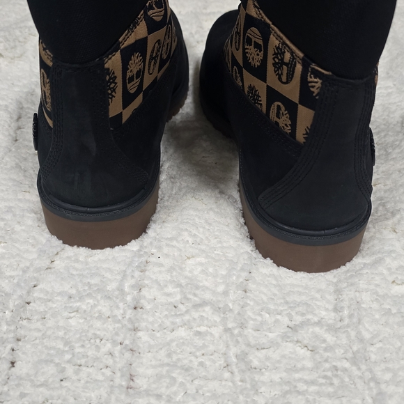 Timberland Men's Black and Tan Boots - Picture 5 of 10